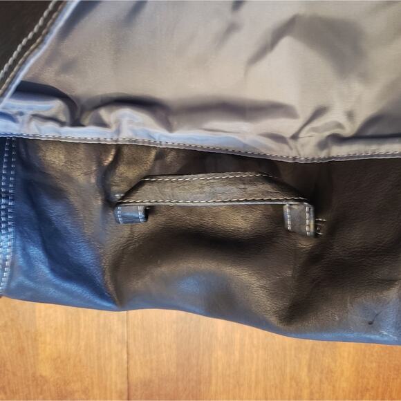 eBags vintage leather computer bag black - Picture 8 of 15